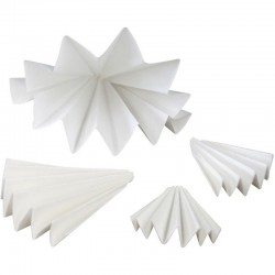 FILTRE PLISSE QUALITATIF TYPE 4 TRES LENT Ø 125MM x 100