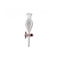 AMPOULE A DECANTER CONIQUE 100ML 19/26 ROBINET PTFE 