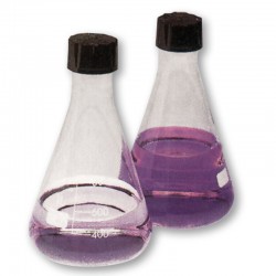 FIOLE ERLENMEYER 250ML AVEC BOUCHON FILETAGE SLV 42 x 1