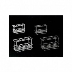 PORTOIR POUR TUBES A ESSAI Ø 16MM PVC 12 PLACES 