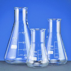 ERLENMEYER 500ML COL LARGE PYREX® x 10