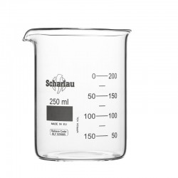BECHER 600ML F/BASSE VERRE BORO GRADUE x 10