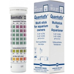 QUANTOFIX® DURETE CARBONATEE, DURETE TOTALE, pH x 25 TESTS