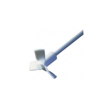 TIGE AGITATION PTFE PALE INCLINEE PR39 TIGE Ø 350 x 8mm Ø PALE 75mm