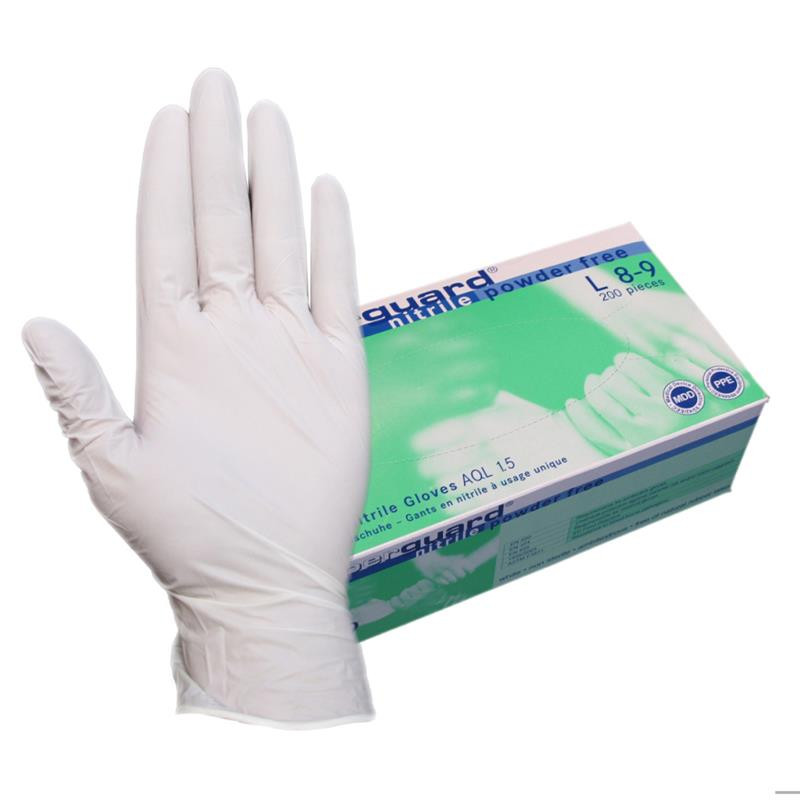 gant nitrile bleu non poudré gants à usage unique
