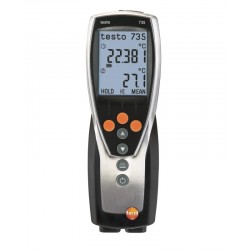 THERMOMETRE DE PRECISION SONDES INTERCHANGEABLE & MEMOIRE 735-2 TESTO