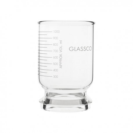 EMBASE AVEC OLIVE POUR SYSTEME DE FILTRATION VERRE Ø 90MM