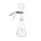 SYSTEME FILTRATION Ø47MM COMPLET ET FIOLE 1000ML VERRE GLASSCO
