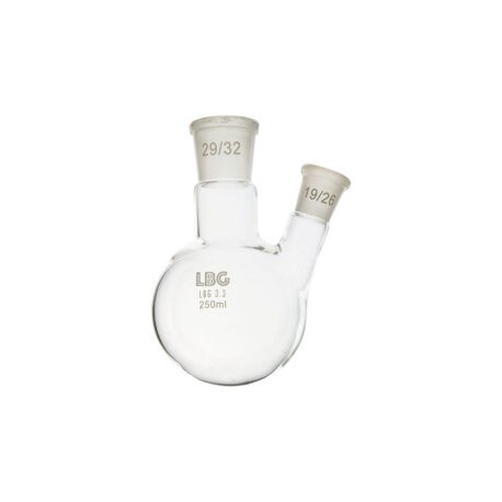 BALLON 250ML BICOL FOND ROND 29/32 LATERAL 19/26 x 1