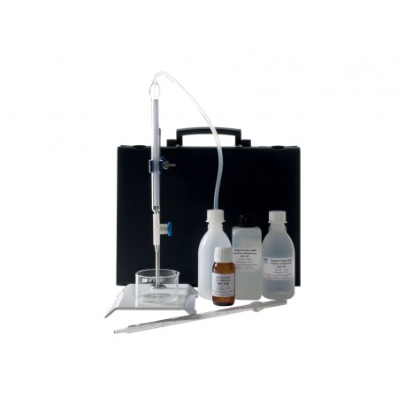 MALLETTE DE TITRATION COMPLETE DOSAGE ACIDITE VOLATILE