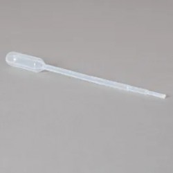 PIPETTE PASTEUR NON STERILE 3ML GRAD 0.25ML LONG 145MM SCHARLAU x 500