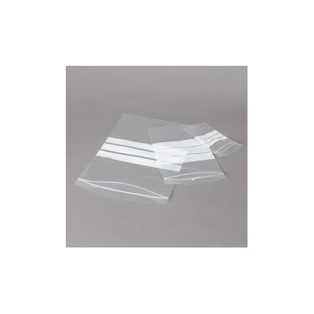 SACHET ECHANTILLON 250x350MM ZIP LOCK PE AVEC PLAGE MARQUAGE x 1000