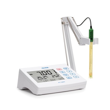 PH METRE DE LABORATOIRE ECOLE ETALONNAGE 5 P + SONDE HI12300 HANNA