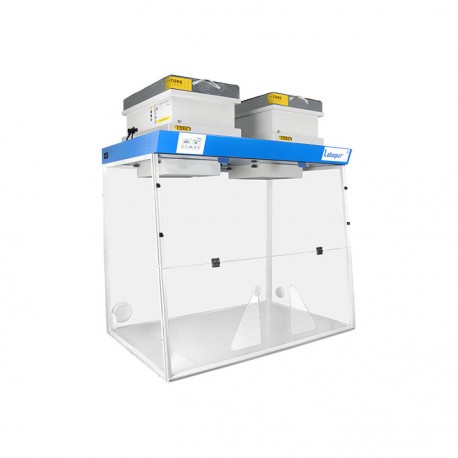 HOTTE FILTRATION 2 MODULES + PASSAGE 2 MAINS H122D+H2C LABOPUR®