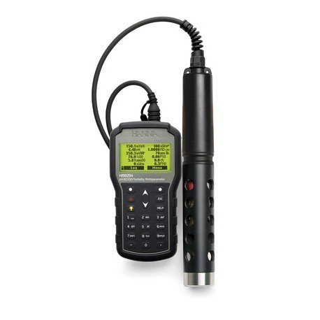 MULTIPARAMETRE PH/REDOX/ISE/EC/TURB/OD/°C GPS CABLE 30M HANNA
