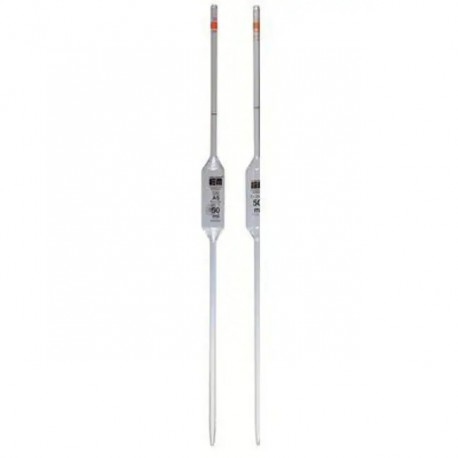 PIPETTE JAUGEE 1 TRAIT 4ML CL"AS" GRADUATION BRUNE HIRSCHMANN™ x 6