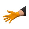 GANTS NITRILE ORANGE NON POUDRE GRIPPAZ TAILLE M x 50