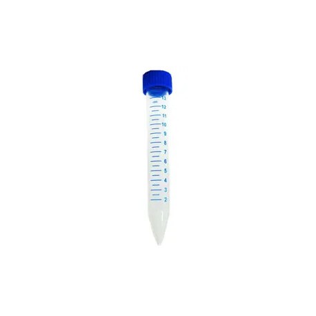 TUBE A CENTRIFUGER 15ML STERILE BOUCHON BLEU SCHARLAU 20x50