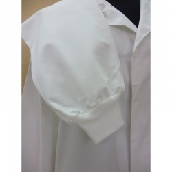 BLOUSE DE LABORATOIRE CERTIFIEE AVEC POIGNET ELASTIQUE TAILLE L x 1