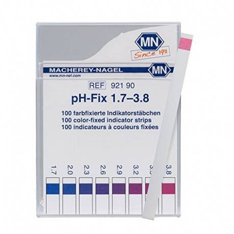 BANDELETTE pH FIX 1.7-3.8 NON MIGRANTE MACHEREY NAGEL x 100