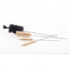 GOUPILLON POUR TUBE ESSAIS POILS NATUREL DIAM25MM LONG UTILE 85MM x1
