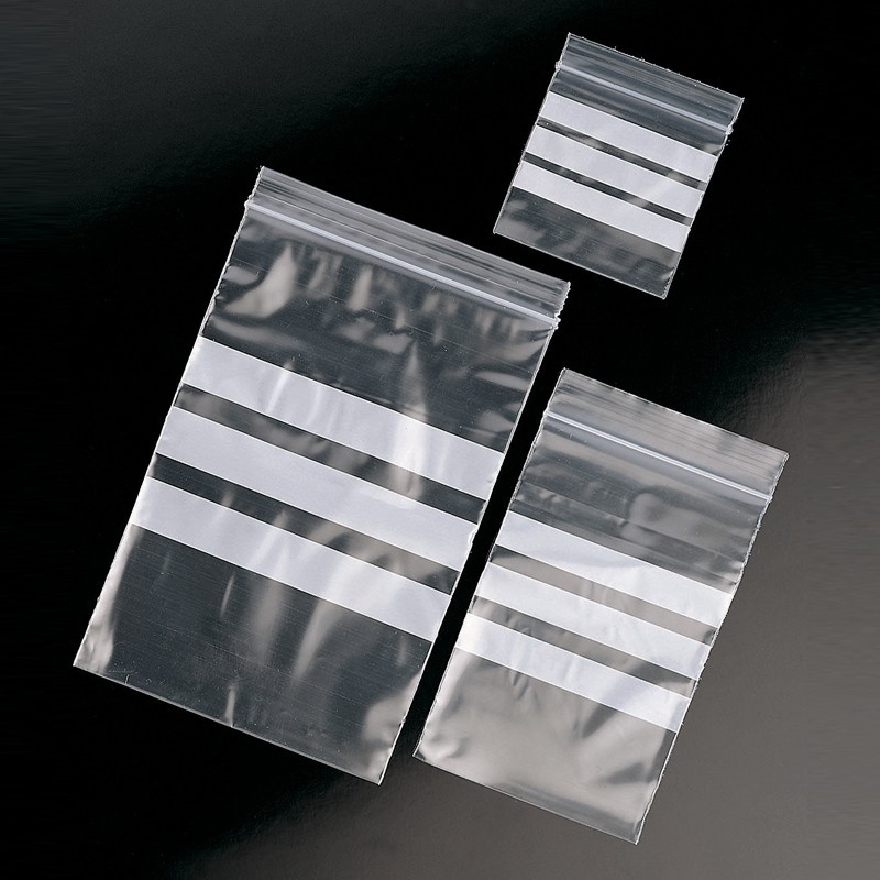 Sachet zip sans bande de marquage (L x l) 150 mm x 100 mm transparent  Polyéthylène