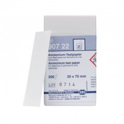 PAPIER TEST AMMONIUM DETERMINATION QUALITATIVE x 200