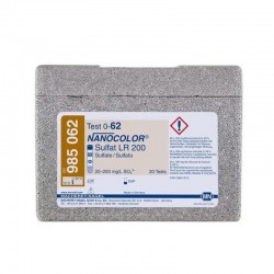 SULFATE LR200 20-200MG/L SO4/2- NANOCOLOR x 20