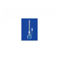PYCNOMETRE 10CM3 CALIBRE AVEC THERMOMETRE ET CAPILLAIRE LATERAL