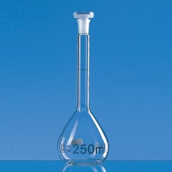 FIOLE JAUGEE 10000ML CL"A" RODE 45/40 GRAD BLEUE BOUCHON PP BRAND 